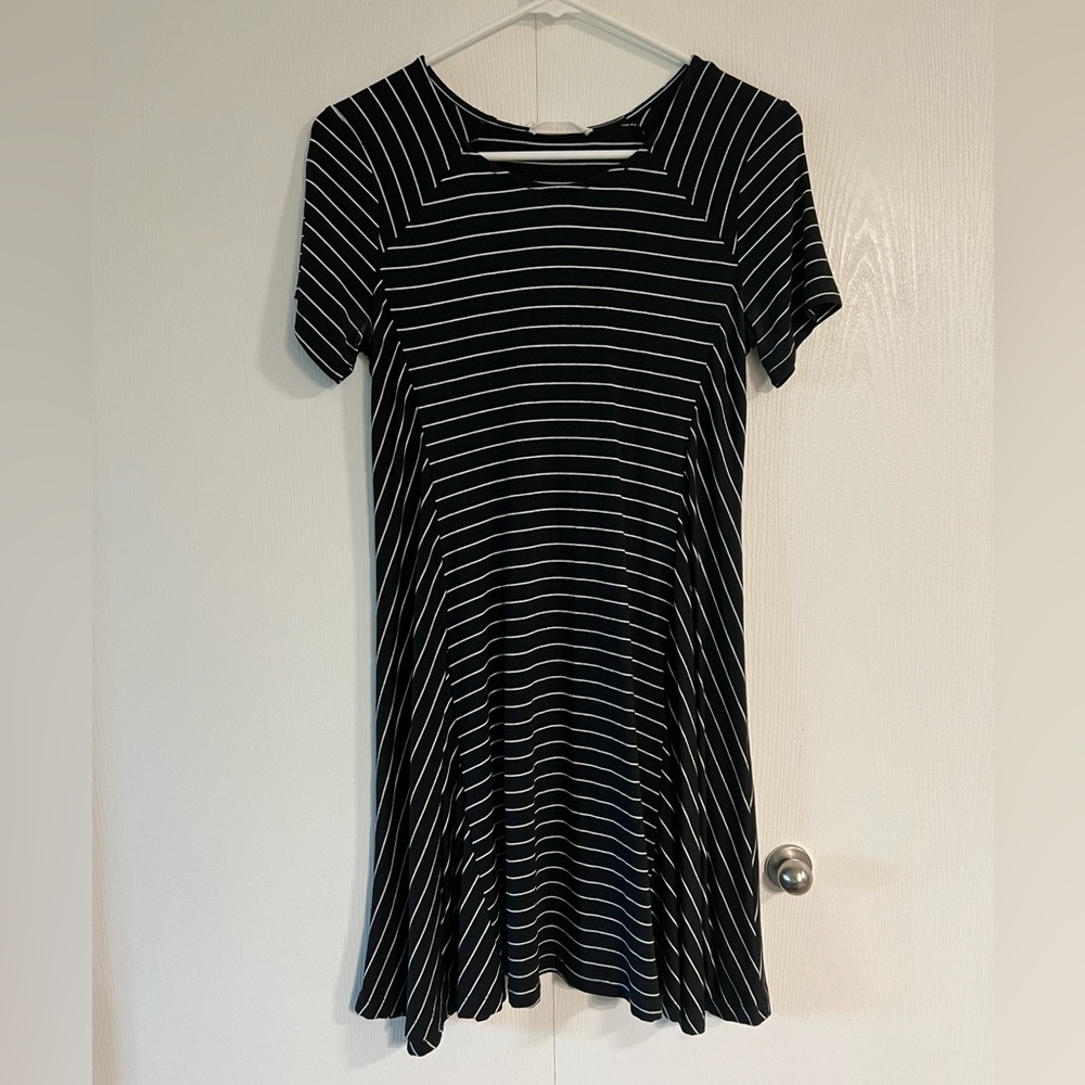 Striped t-shirt dress